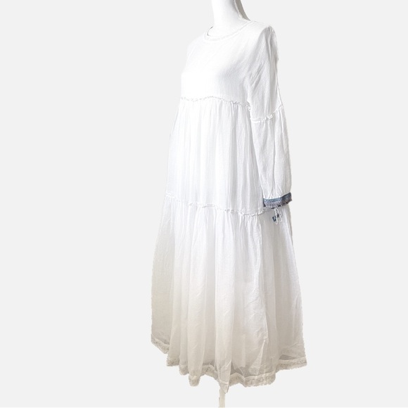 NWT EKA Design White Pine Tiered Dress Small - Picture 3 of 16